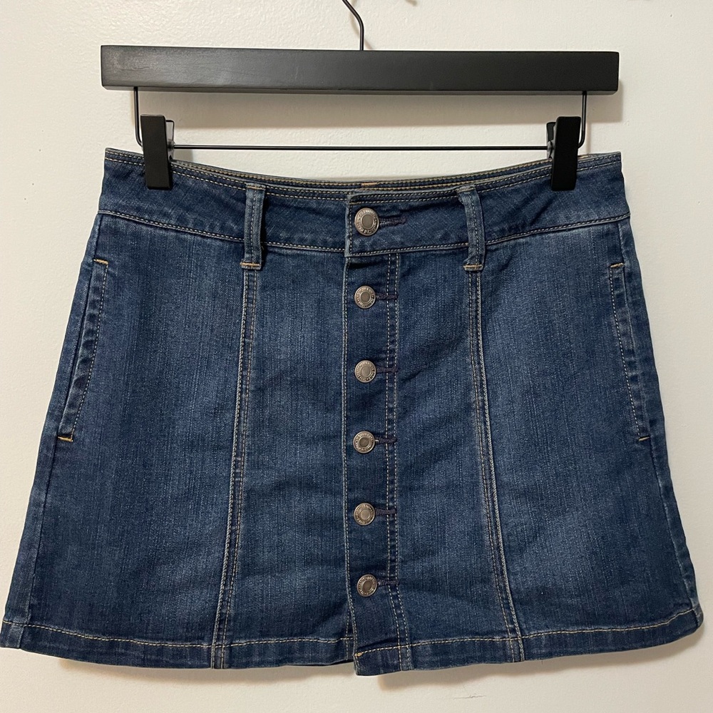 Women’s American Eagle Stretch Mini Denim Skirt